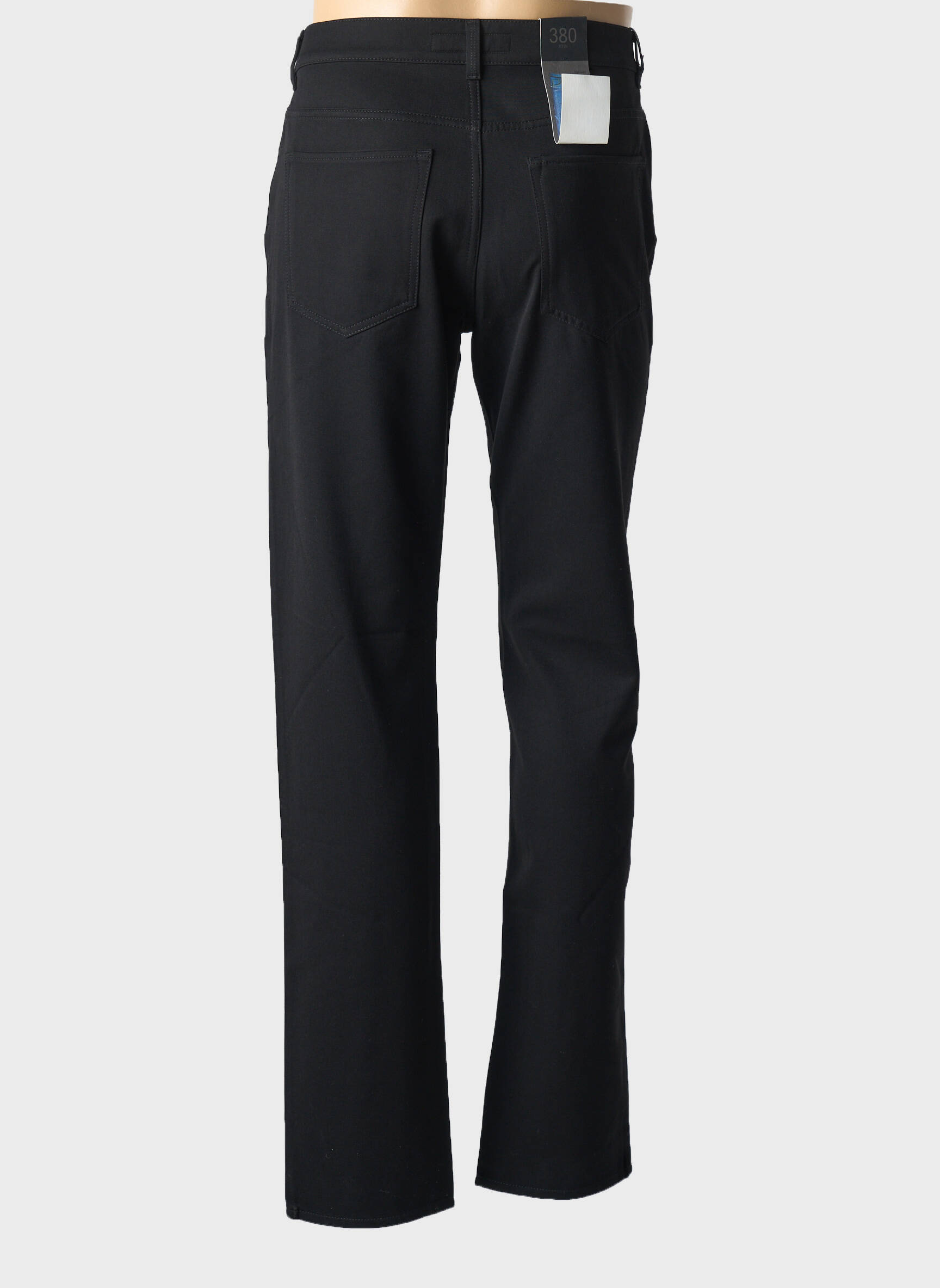 Lieknos kelnės uždarymas su užtrauktuku po mygtuku uždengimu normala dydis juodas TRUSSARDI JEANS vyras