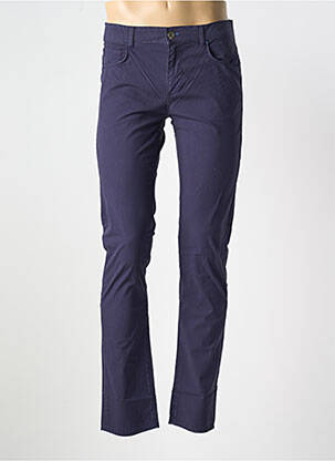 Lieknos kelnės popelinos audinys, kuris pasižymi lygiu ir tankiu paviršiumi. normala dydis mėlyna TRUSSARDI JEANS vyras