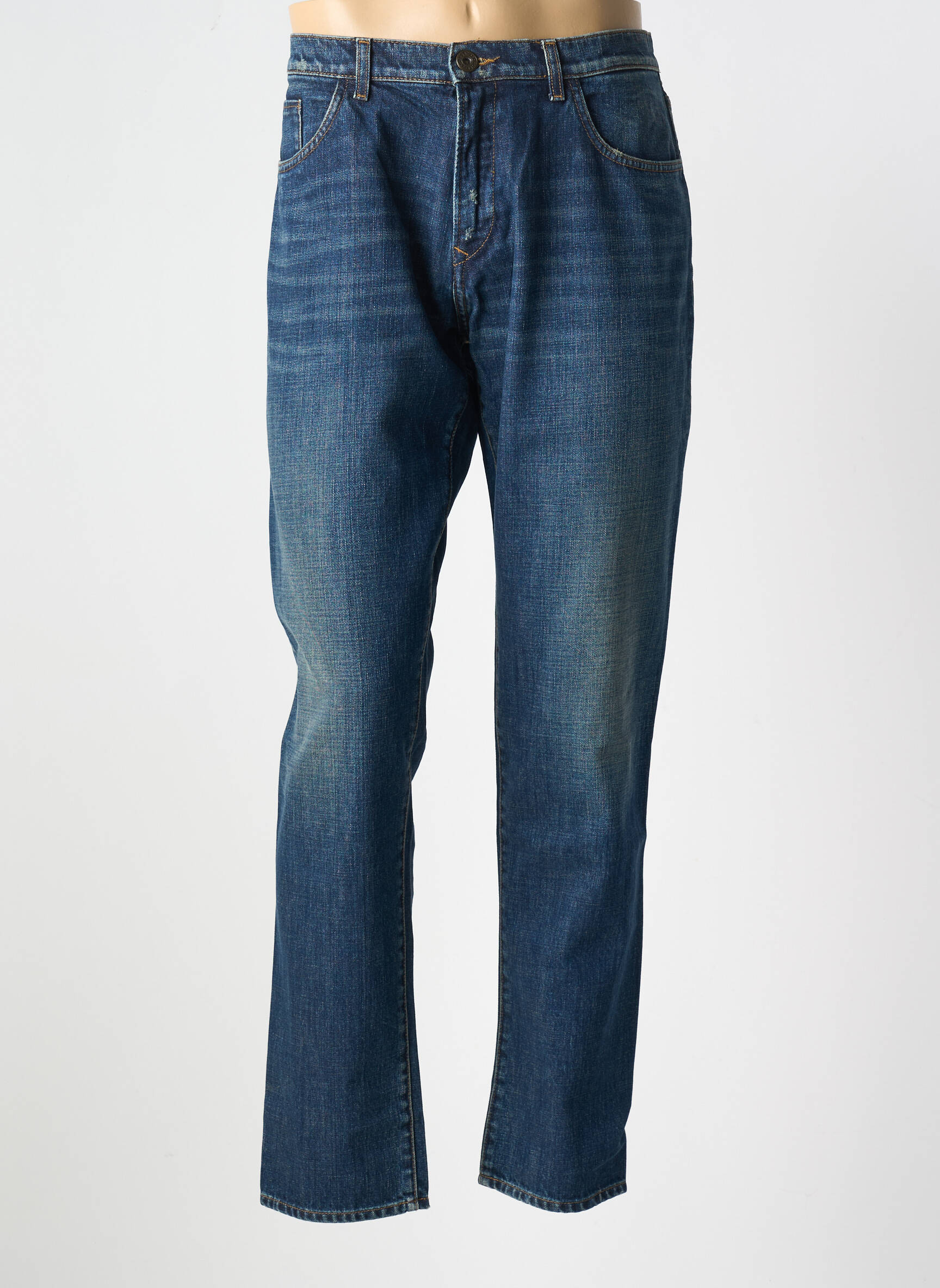 Lieknos džinsai tamprumas normala dydis mėlyna TRUSSARDI JEANS vyras