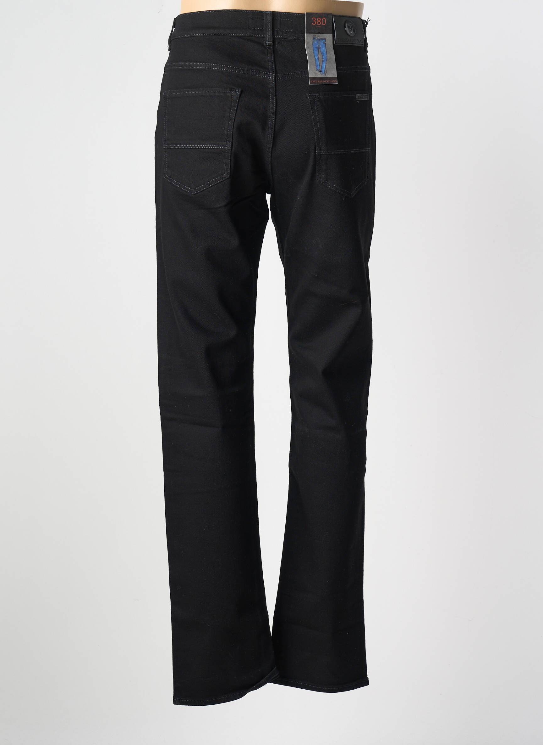 Lieknos džinsai kišenės normala dydis juodas TRUSSARDI JEANS vyras