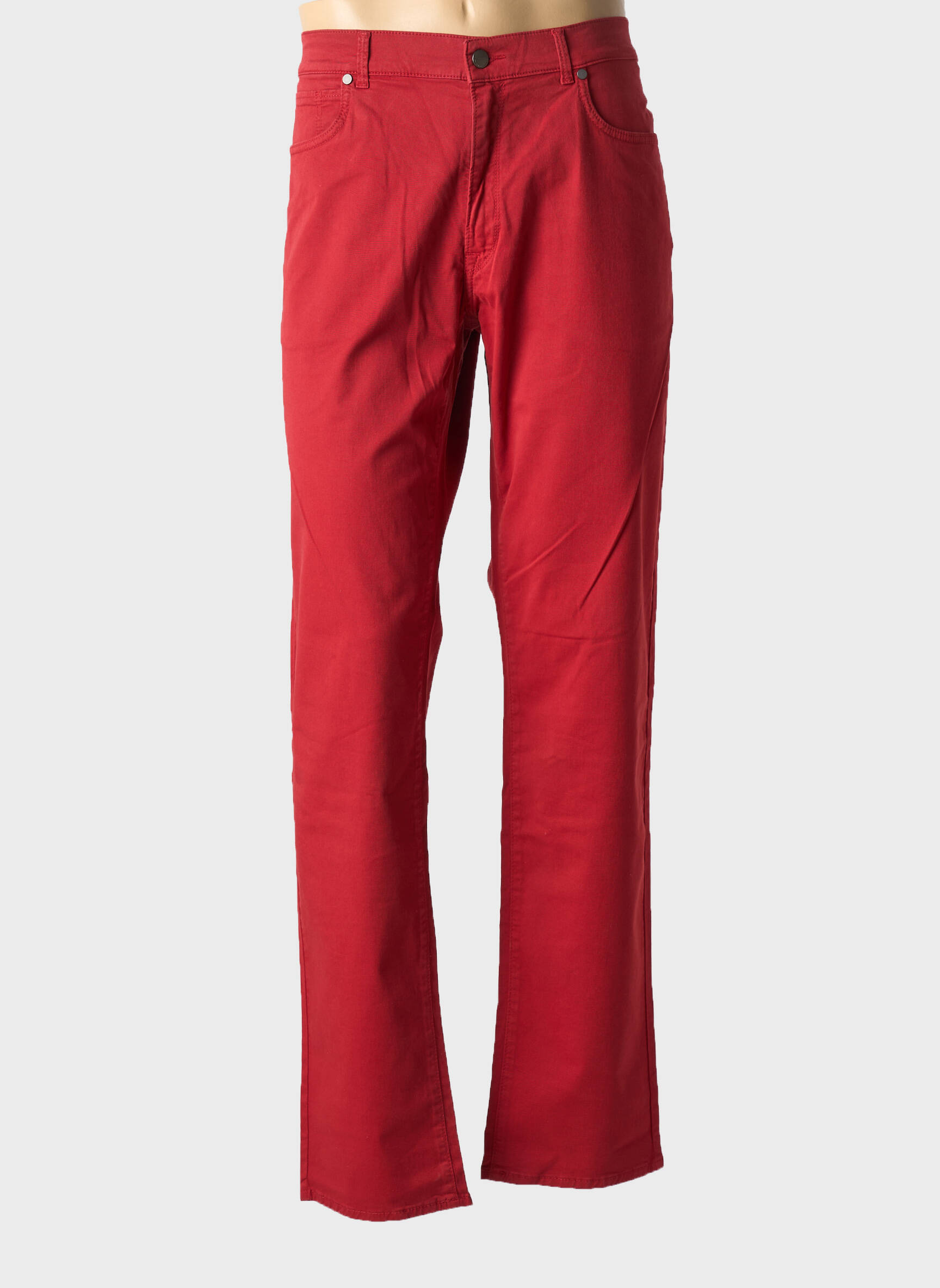 Lieknos džinsai kišenės normala dydis raudona TRUSSARDI JEANS vyras