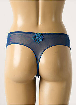 Tanga tamprumas mėlyna SIMONE PERELE moteris