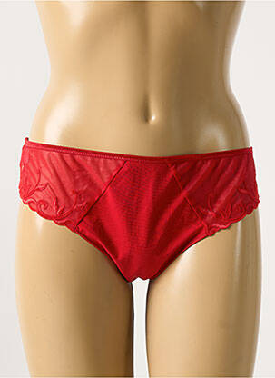Tanga satino audinys raudona SIMONE PERELE moteris