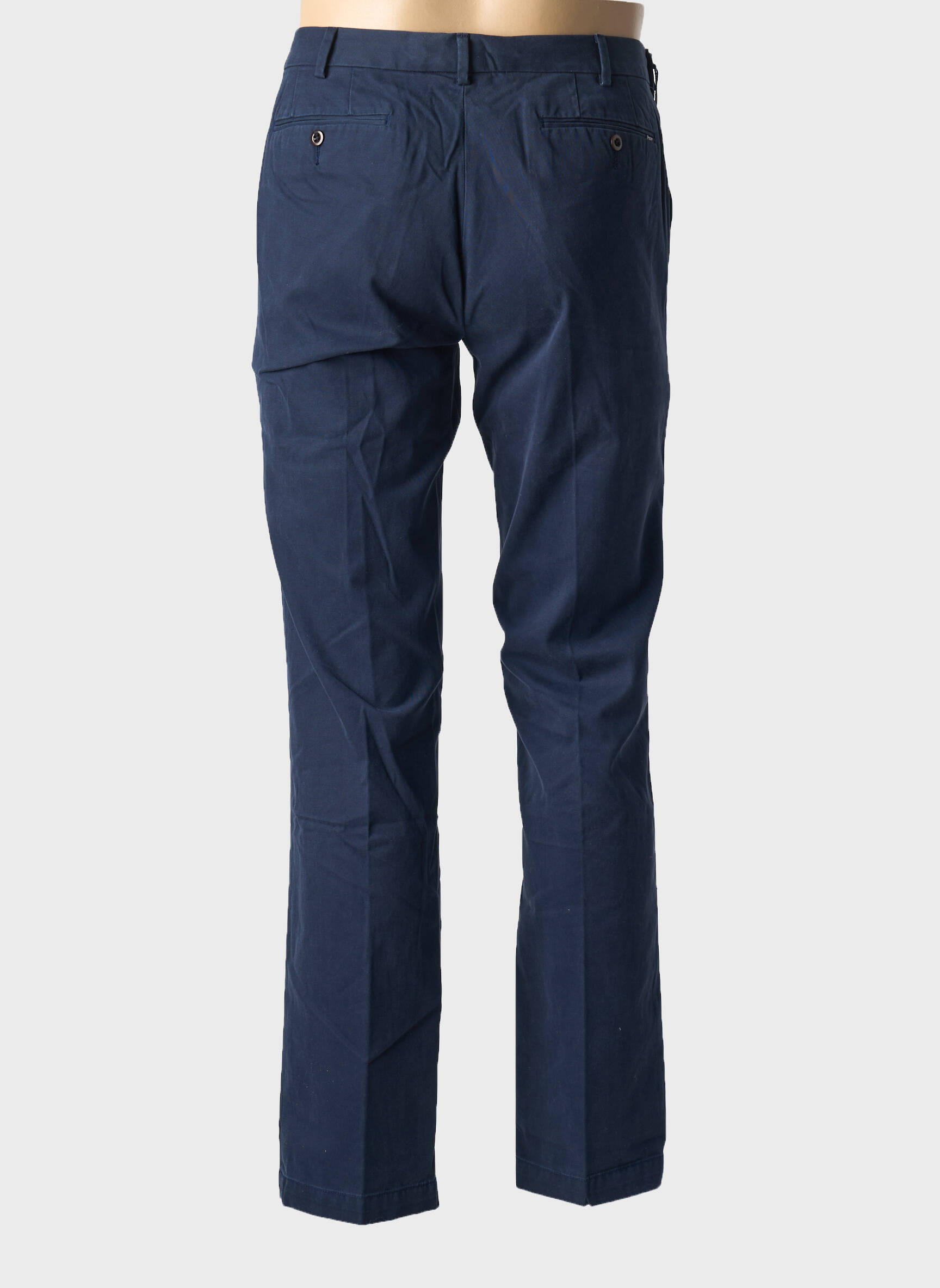 Chino kelnė popelinos audinys, kuris pasižymi lygiu ir tankiu paviršiumi. normala dydis mėlyna RALPH LAUREN vyras