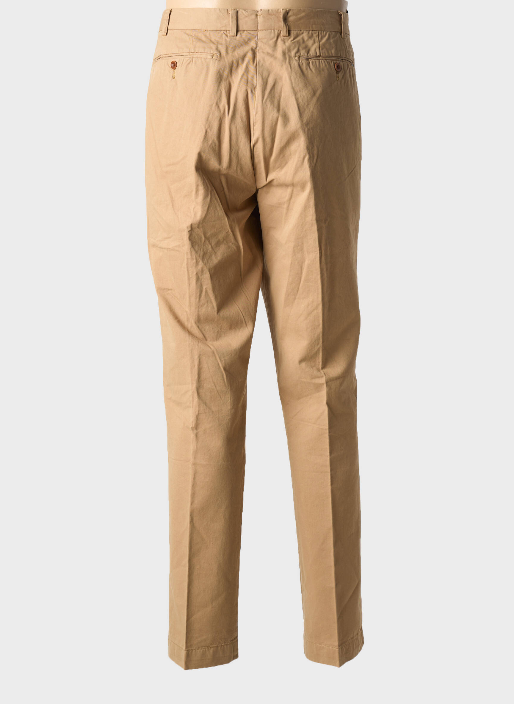 Chino kelnė popelinos audinys, kuris pasižymi lygiu ir tankiu paviršiumi. normala dydis rudas RALPH LAUREN vyras