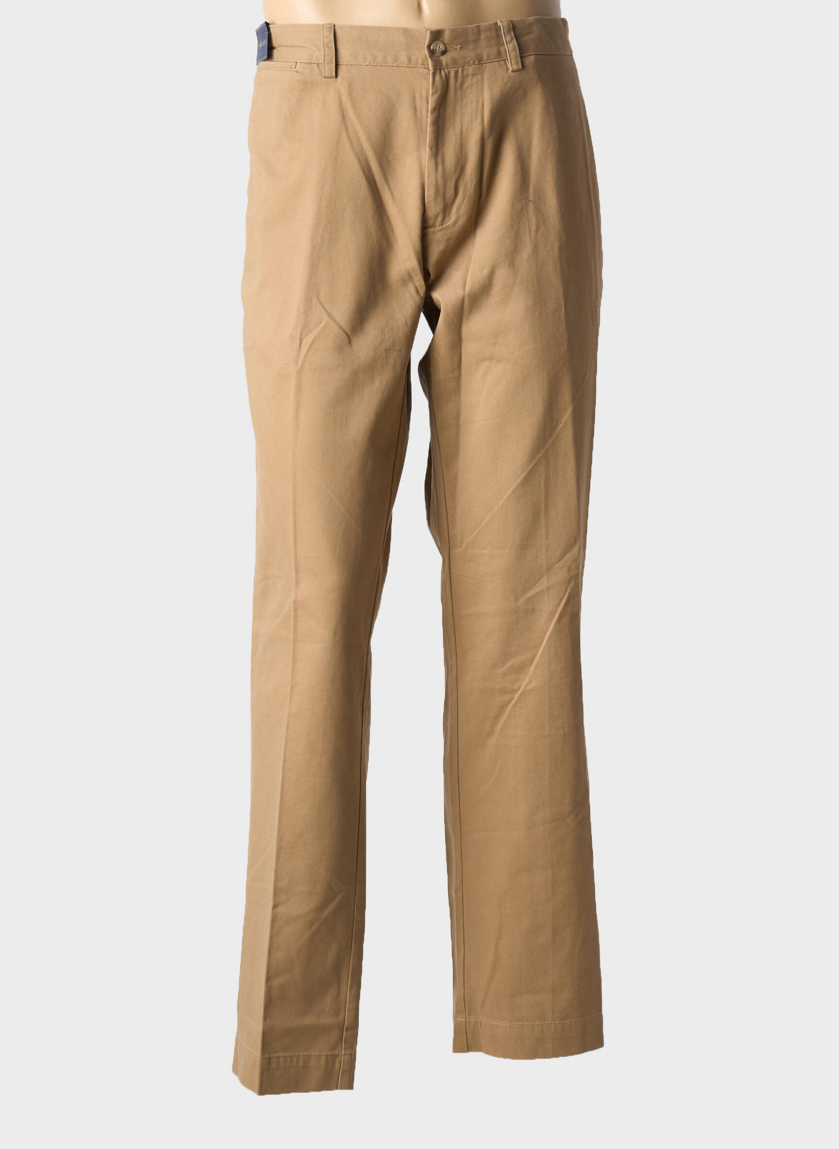 Chino kelnė popelinos audinys, kuris pasižymi lygiu ir tankiu paviršiumi. normala dydis rudas RALPH LAUREN vyras