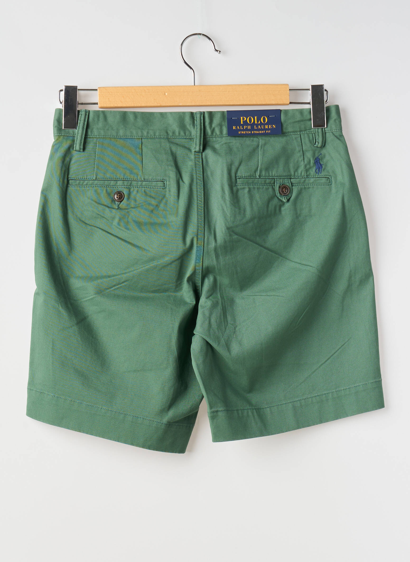 Šortas popelinos audinys, kuris pasižymi lygiu ir tankiu paviršiumi. normala dydis žalias RALPH LAUREN vyras