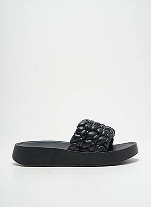 Mule/sabotai satino audinys kulnas nuo 4 iki 6 cm juodas ASH moteris
