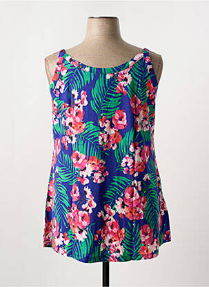Viršūnė kvadratinis apykaklė plonos dirželiai mėlyna SHEEGO moteris