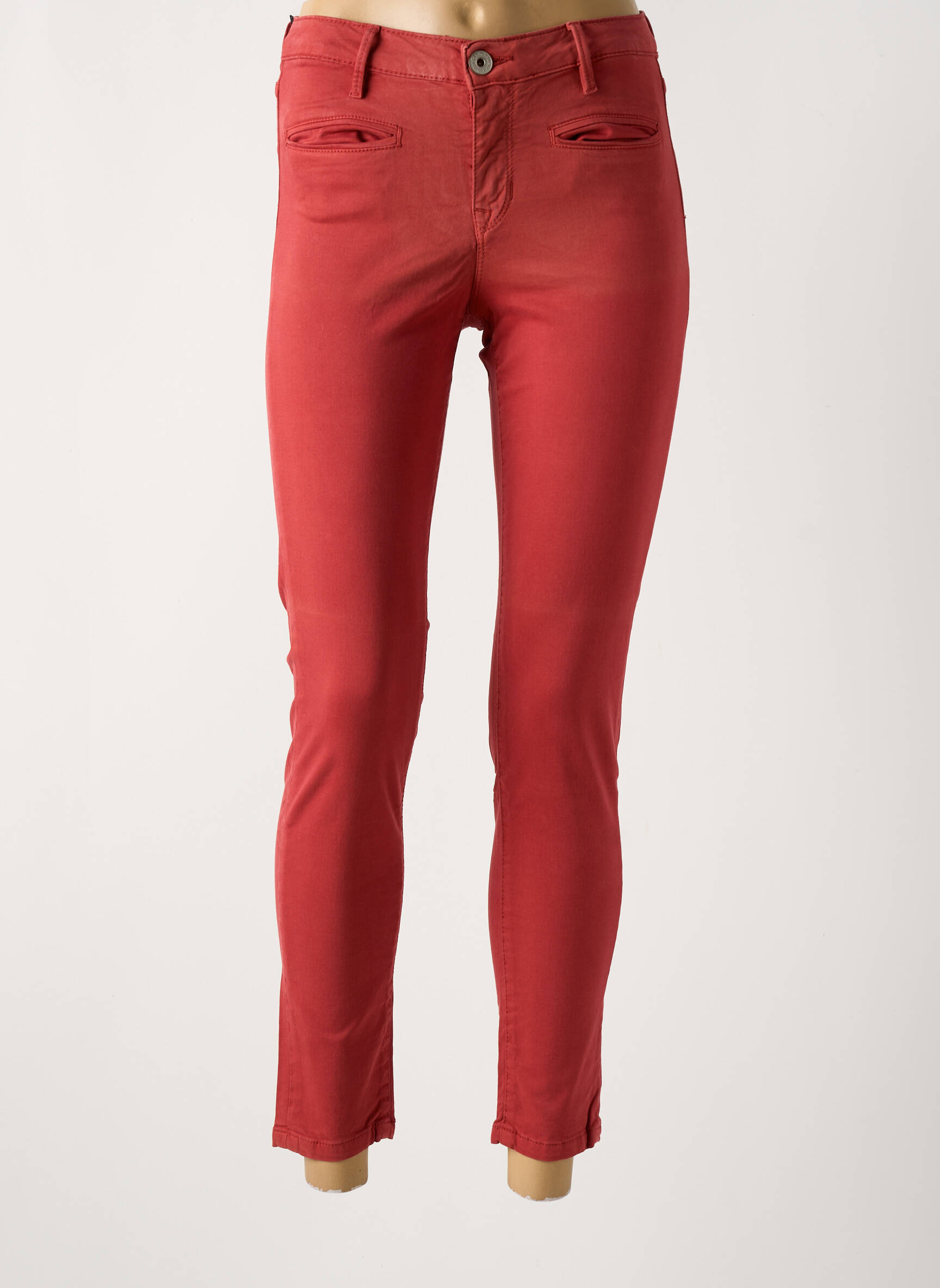 7/8 kelnės tamprumas normala dydis raudona DENIM STUDIO moteris