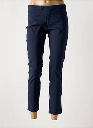 7/8 kelnės uždarymas su užtrauktuku po mygtuku uždengimu mėlyna DENIM STUDIO moteris
