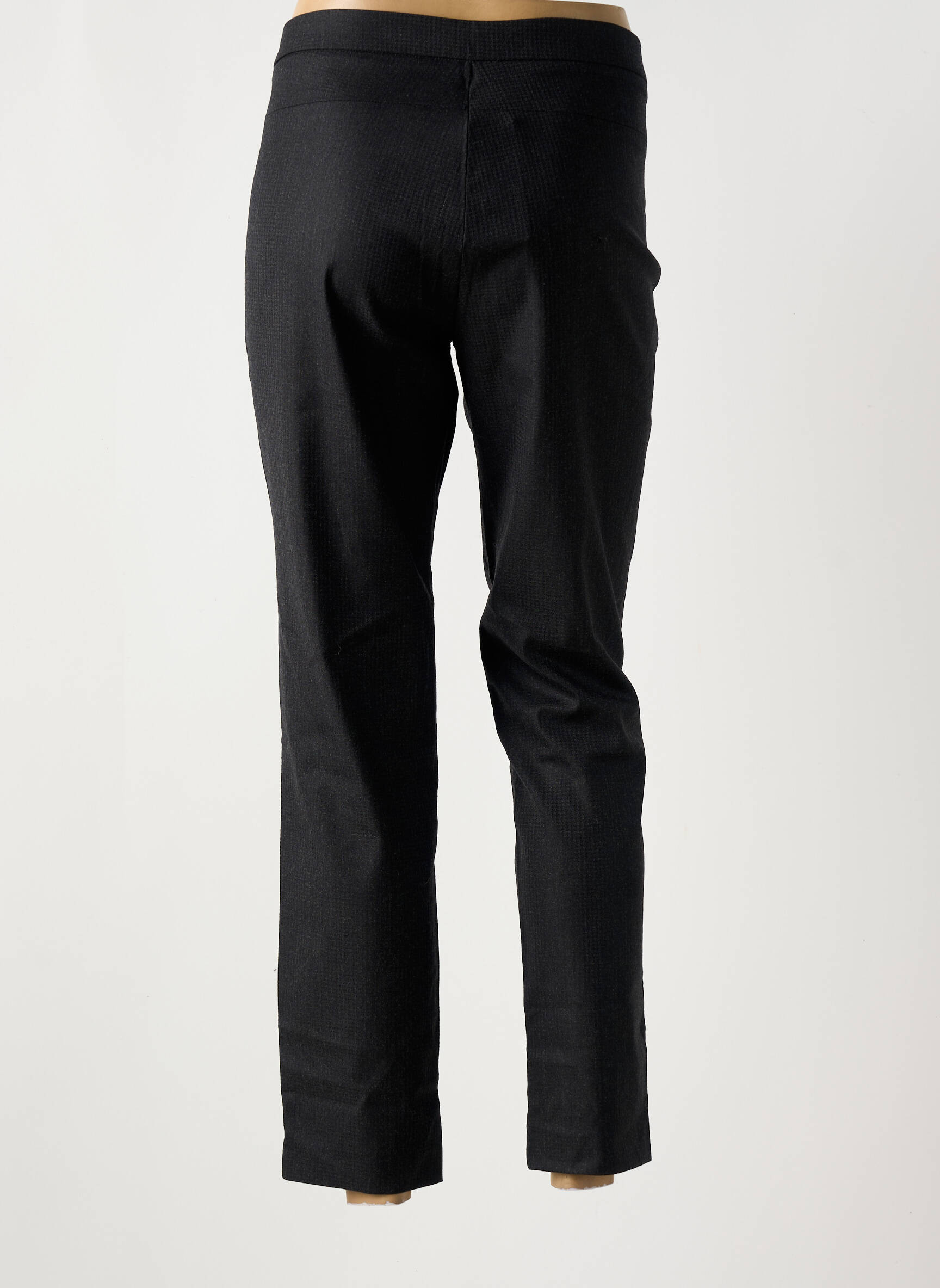 7/8 kelnės uždarymas su užtrauktuku po mygtuku uždengimu juodas DENIM STUDIO moteris