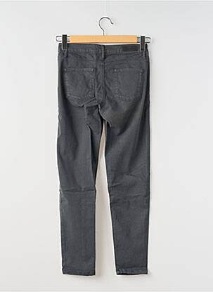Lieknos kelnės popelinos audinys, kuris pasižymi lygiu ir tankiu paviršiumi. normala dydis pilka DENIM STUDIO moteris