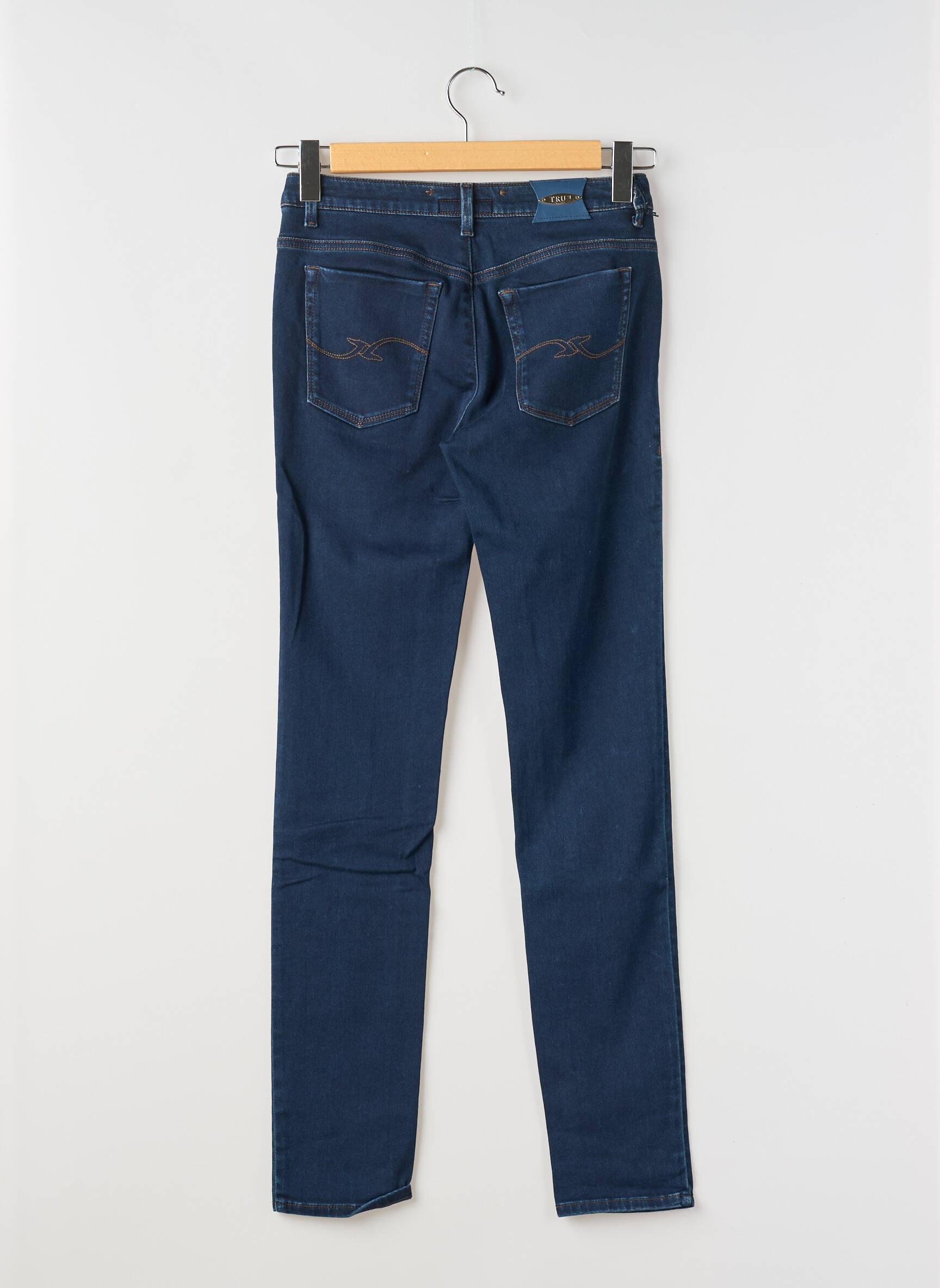 Lieknos džinsai tamprumas normala dydis mėlyna TRUSSARDI JEANS moteris