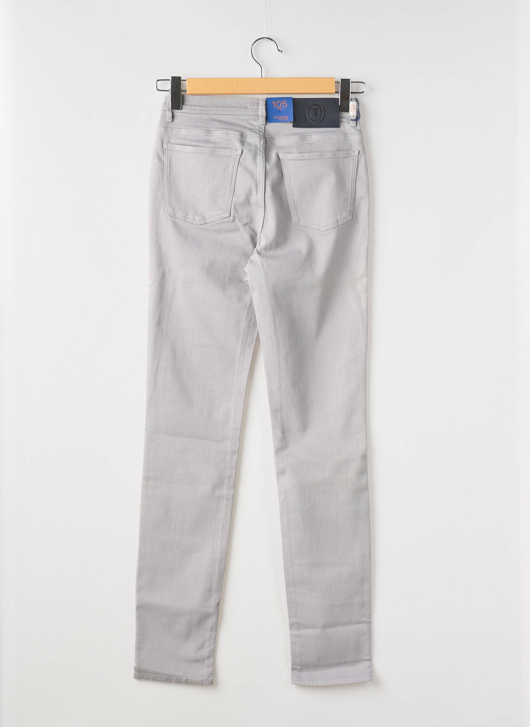 Lieknos džinsai normala dydis normala dydis pilka TRUSSARDI JEANS moteris