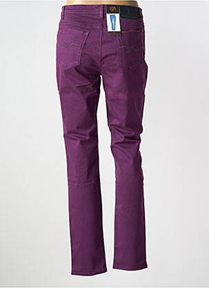 Lieknos kelnės popelinos audinys, kuris pasižymi lygiu ir tankiu paviršiumi. normala dydis violetinis TRUSSARDI JEANS moteris