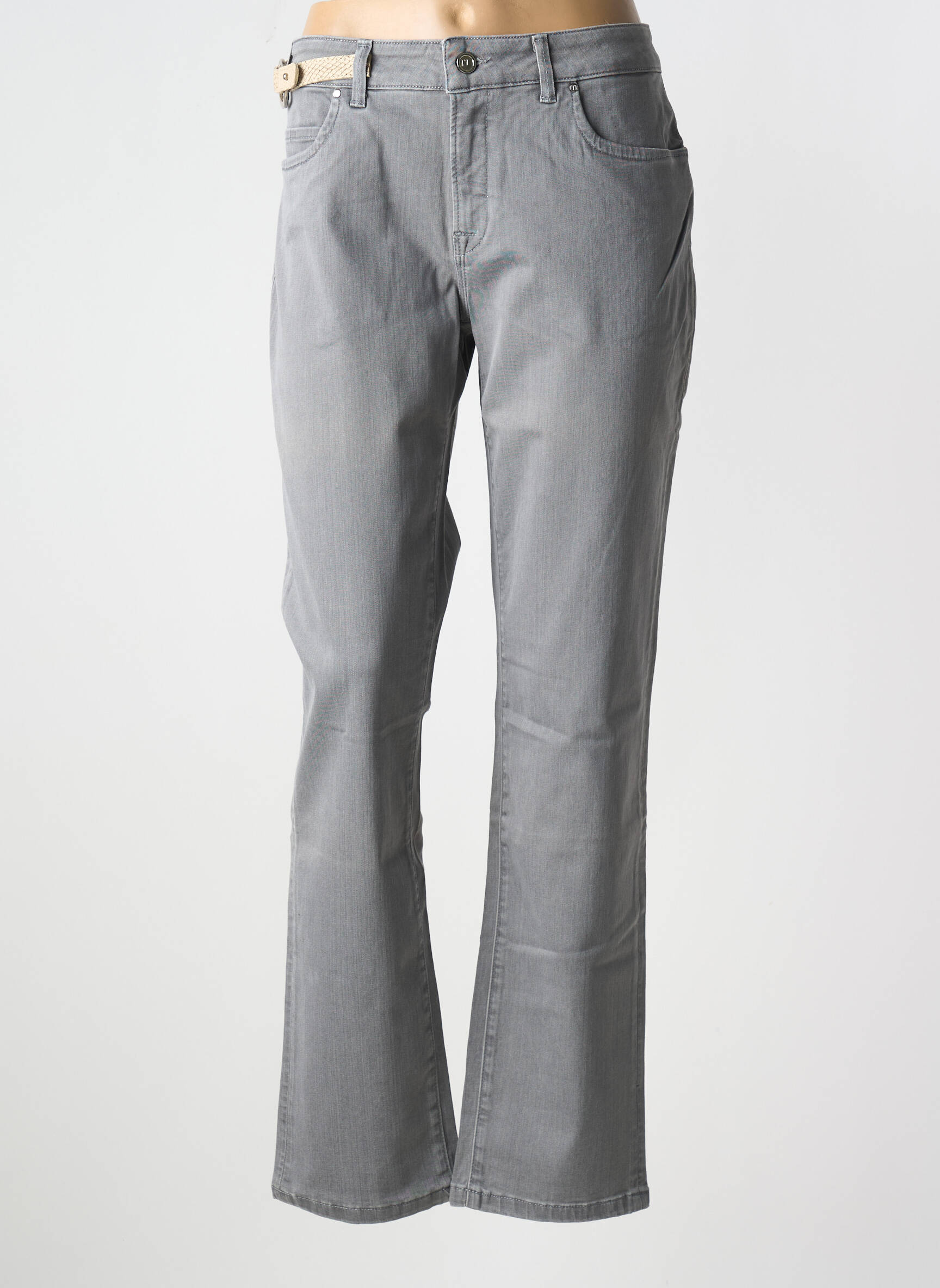 Tiesios kirpimo džinsai tamprumas normala dydis pilka TRUSSARDI JEANS moteris