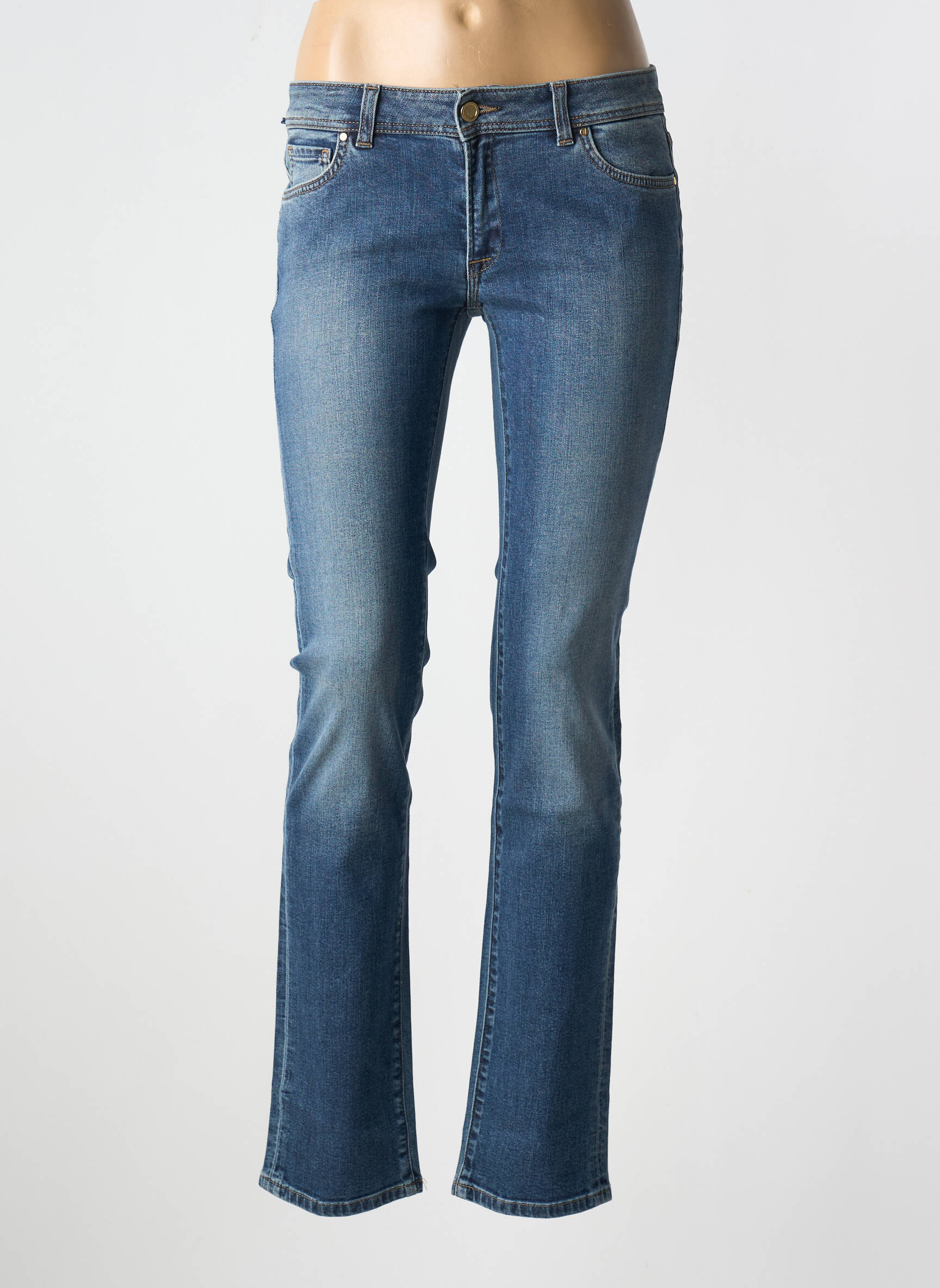 Lieknos džinsai tamprumas normala dydis mėlyna TRUSSARDI JEANS moteris