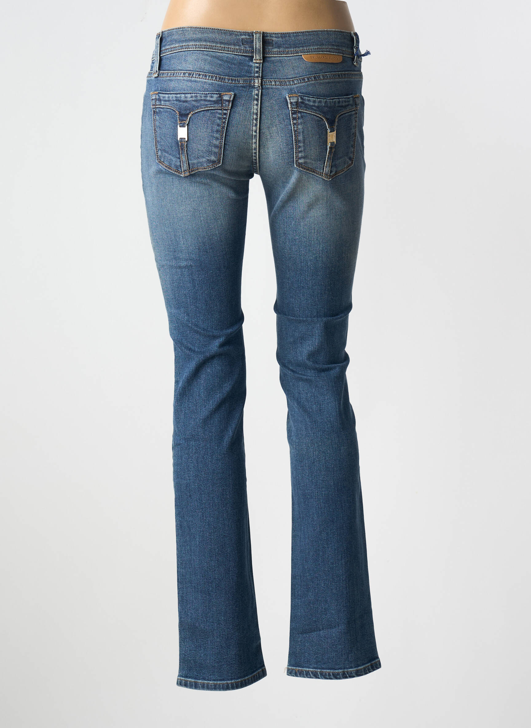 Lieknos džinsai tamprumas normala dydis mėlyna TRUSSARDI JEANS moteris