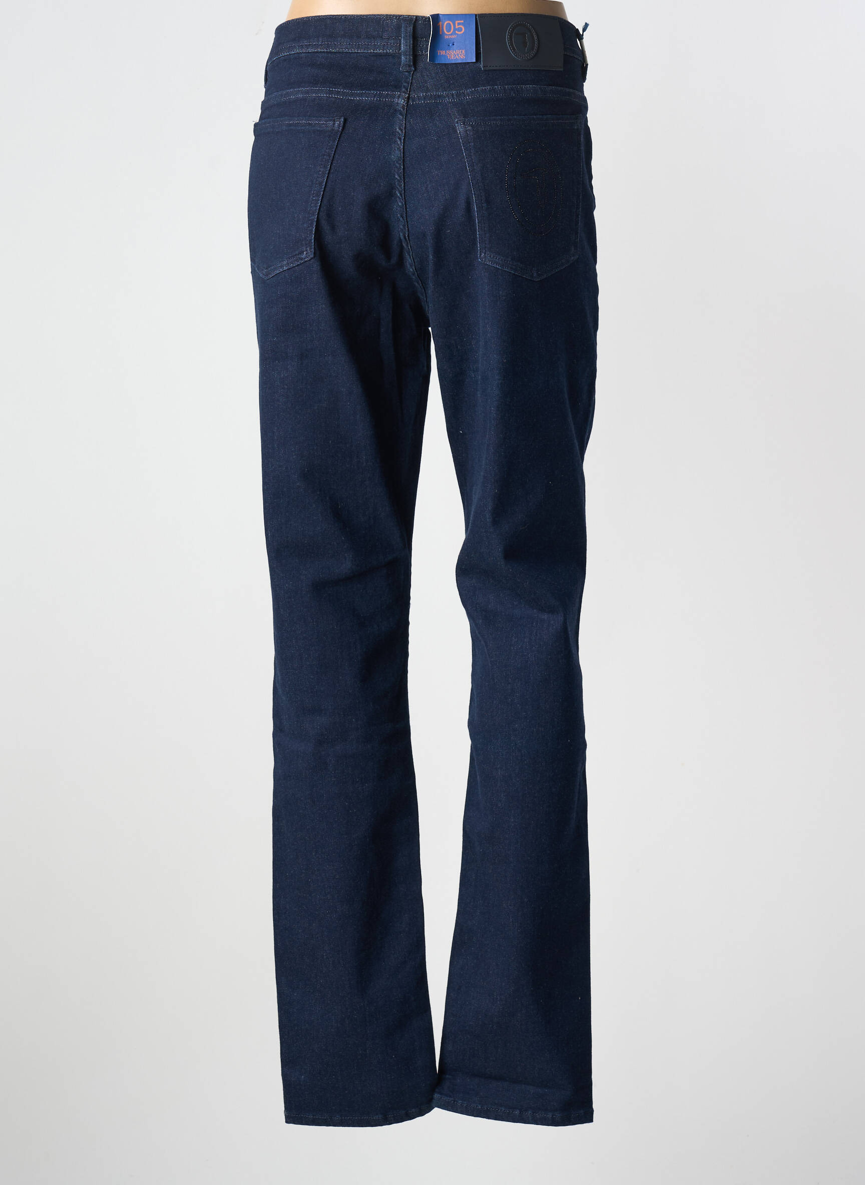 Lieknos džinsai brutinis audimas normala dydis mėlyna TRUSSARDI JEANS moteris