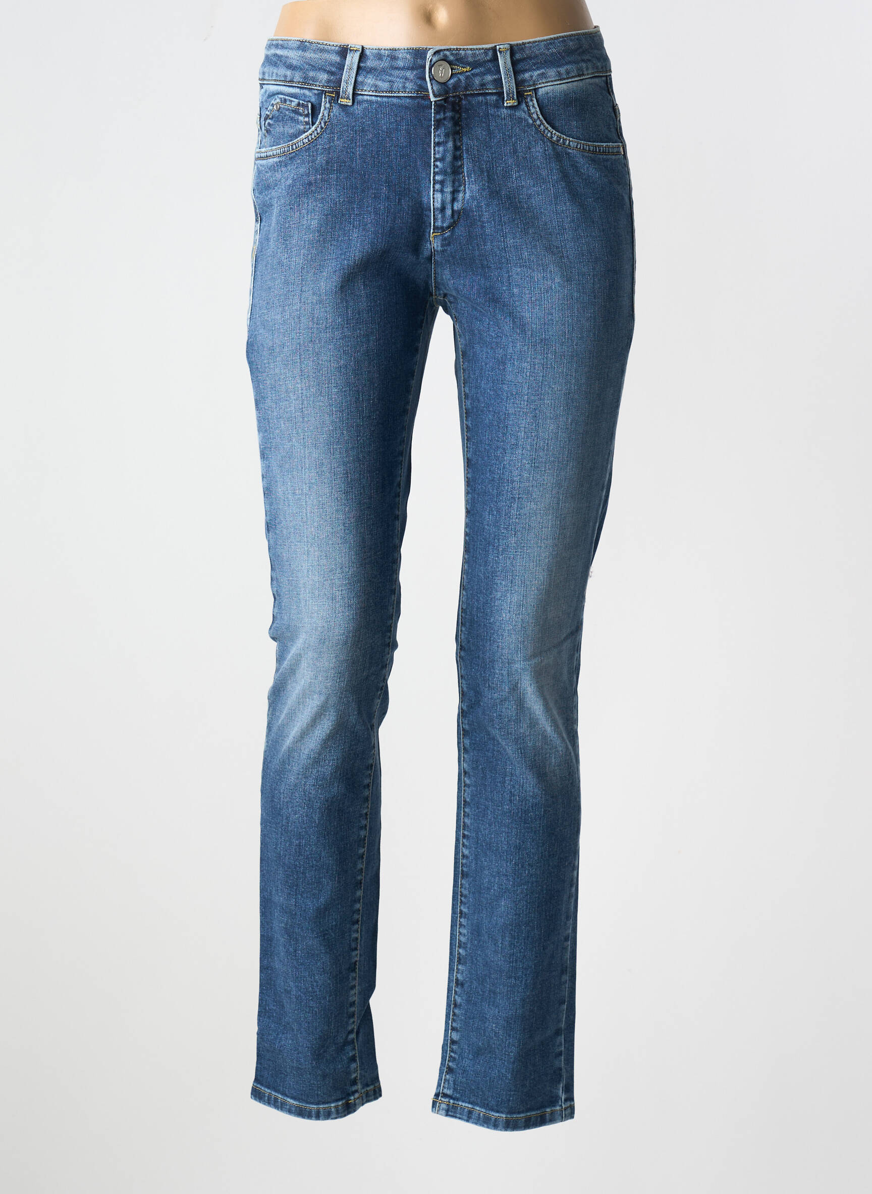 Lieknos džinsai tamprumas normala dydis mėlyna TRUSSARDI JEANS moteris