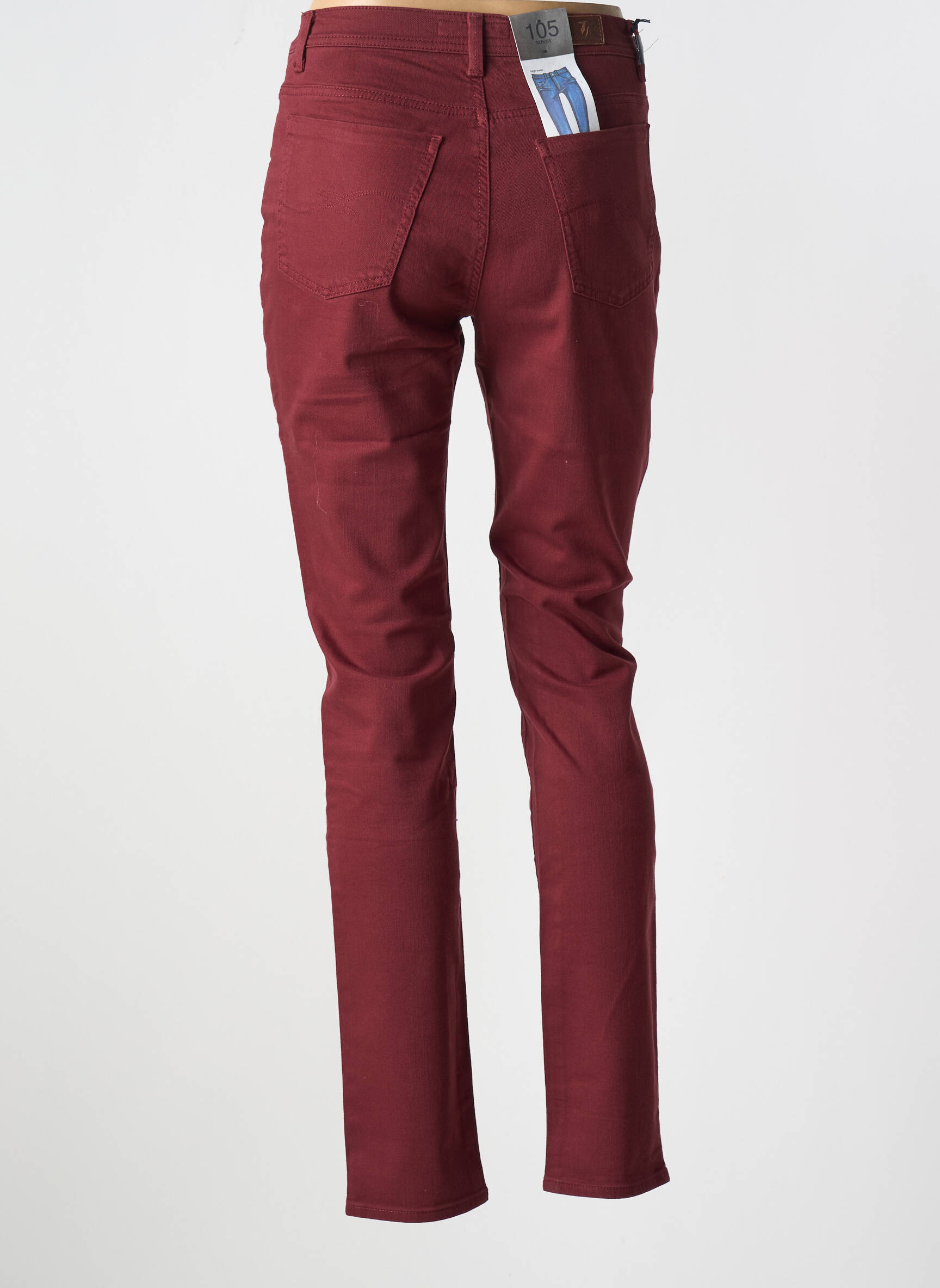 Lieknos džinsai normala dydis normala dydis raudona TRUSSARDI JEANS moteris