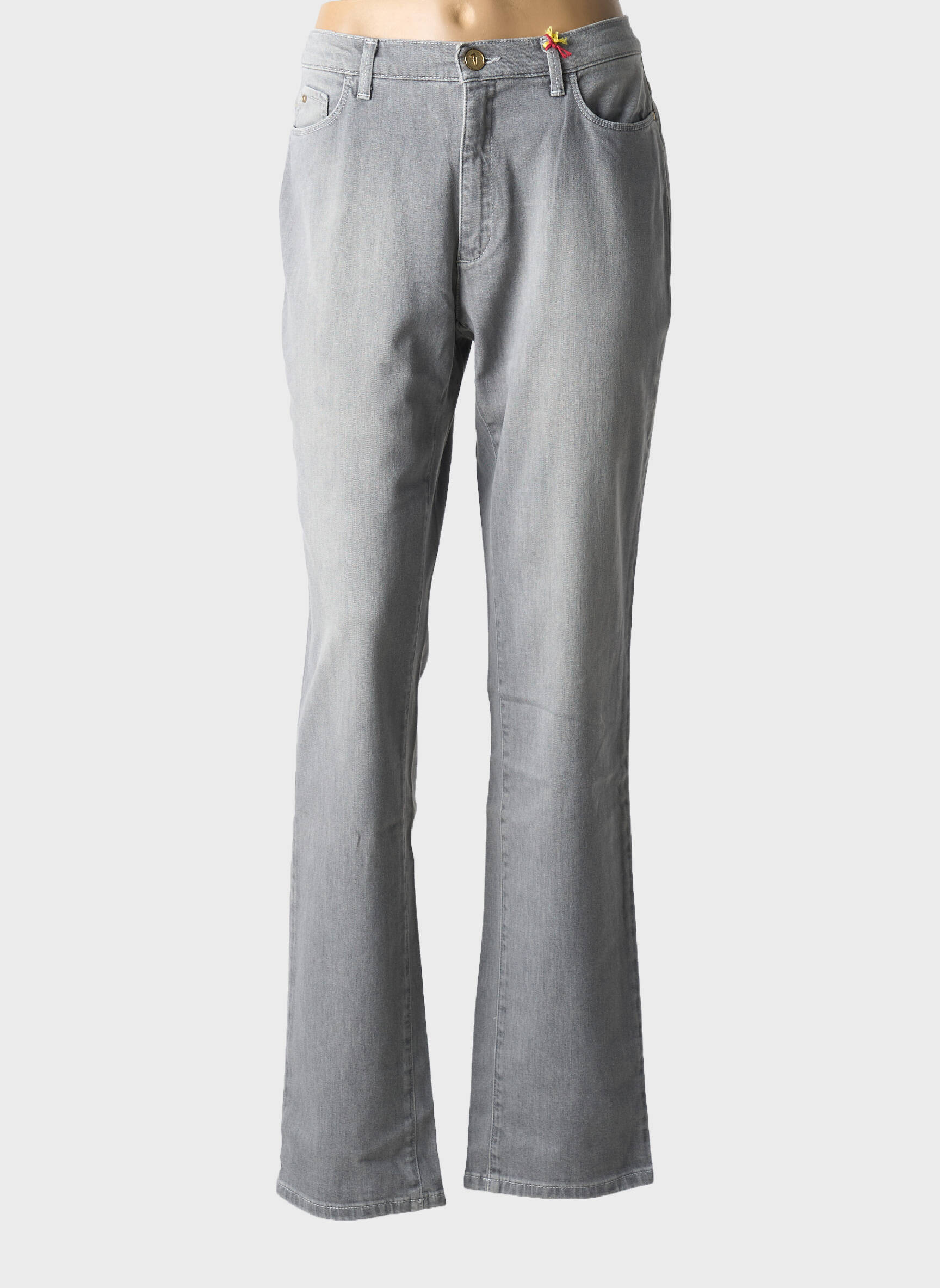 Tiesios kirpimo džinsai tamprumas normala dydis pilka TRUSSARDI JEANS moteris