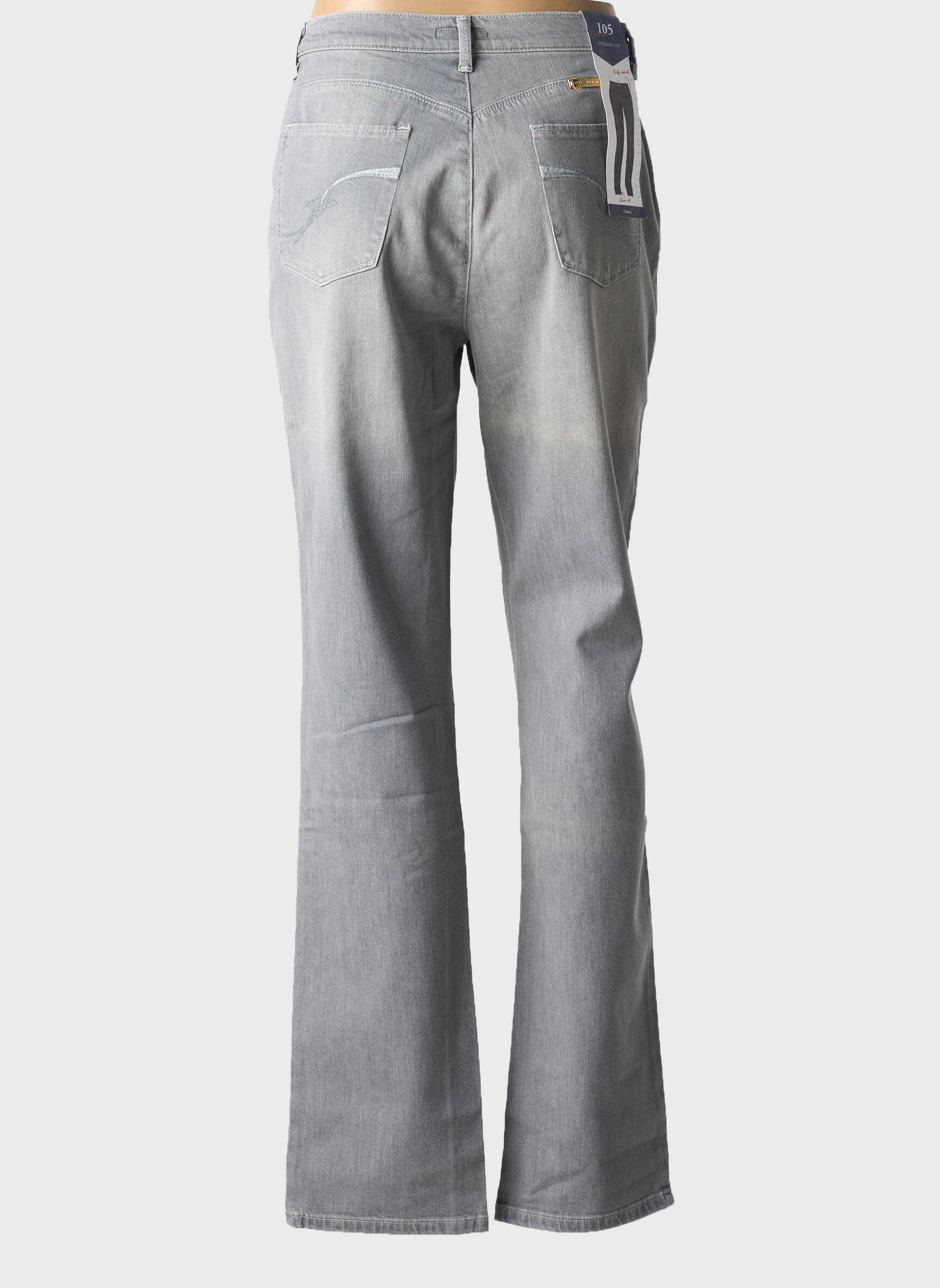 Tiesios kirpimo džinsai tamprumas normala dydis pilka TRUSSARDI JEANS moteris