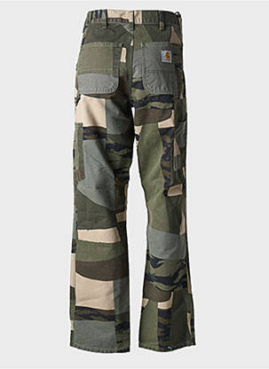 Tiesios kirpimo džinsai uždarymas su užtrauktuku po mygtuku uždengimu normala dydis žalias CARHARTT vyras