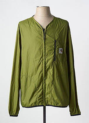 Vėjo nepraleidėjas kišenės be gobtuvų žalias CARHARTT vyras