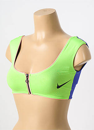 Liemenėlė satino efektas liemenėlės (moteriškos) žalias NIKE moteris