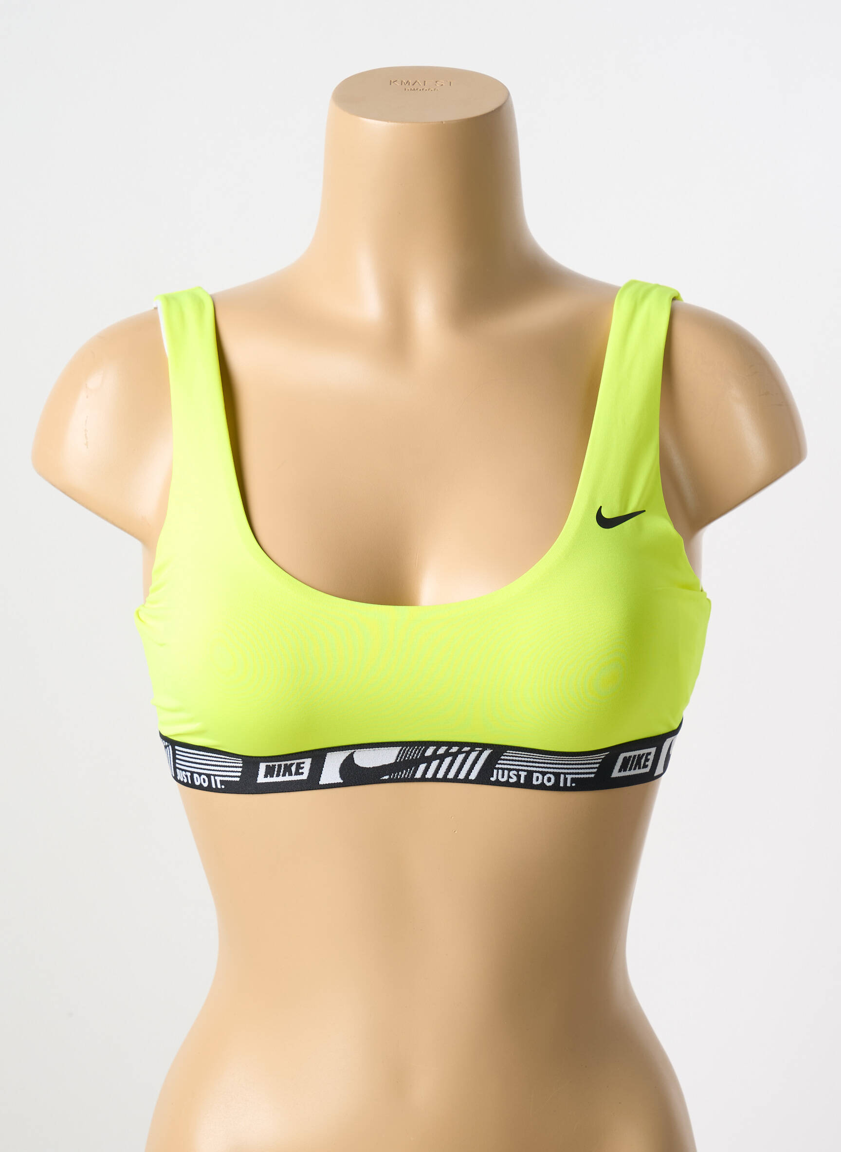 Maudymosi viršūnė tamprumas liemenėlės (moteriškos) geltona NIKE moteris