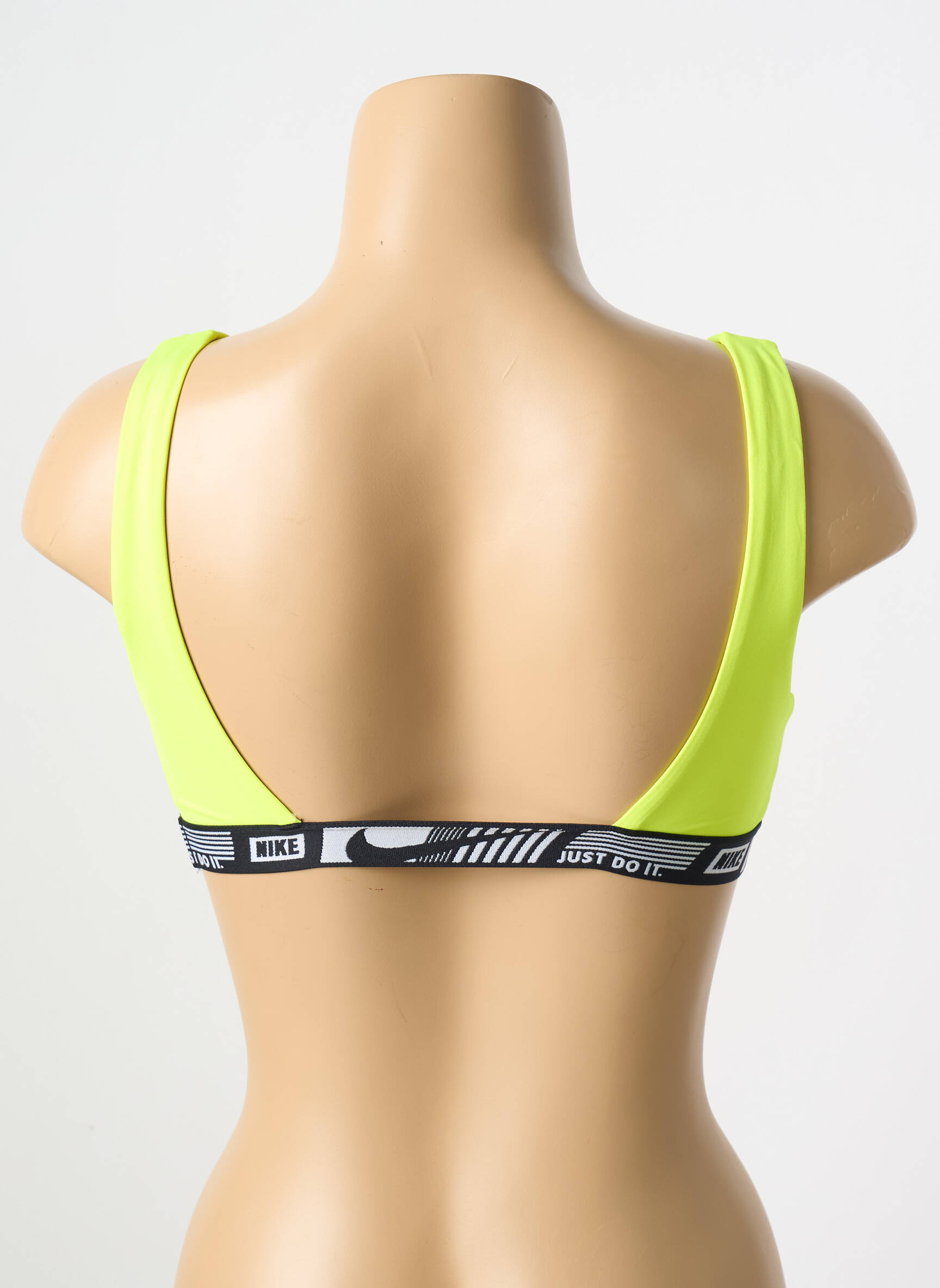 Maudymosi viršūnė tamprumas liemenėlės (moteriškos) geltona NIKE moteris