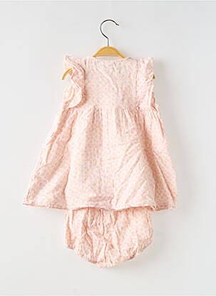 Šortų rinkinys gėlių raštas rožinė PETIT BATEAU mergina