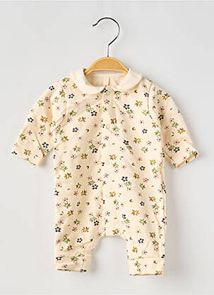 Pižama col claudine bežinis PETIT BATEAU mergina