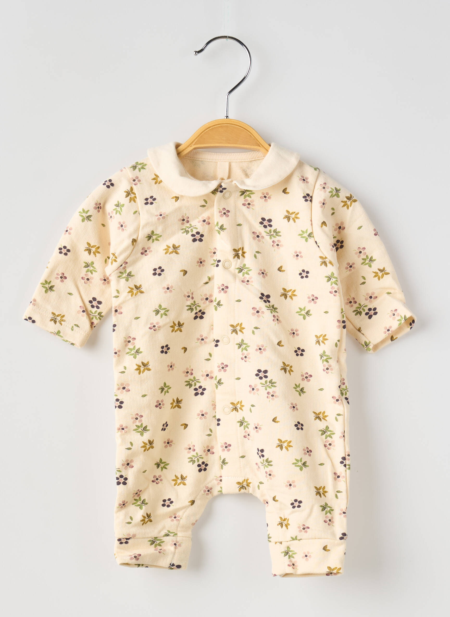 Pižama col claudine bežinis PETIT BATEAU mergina