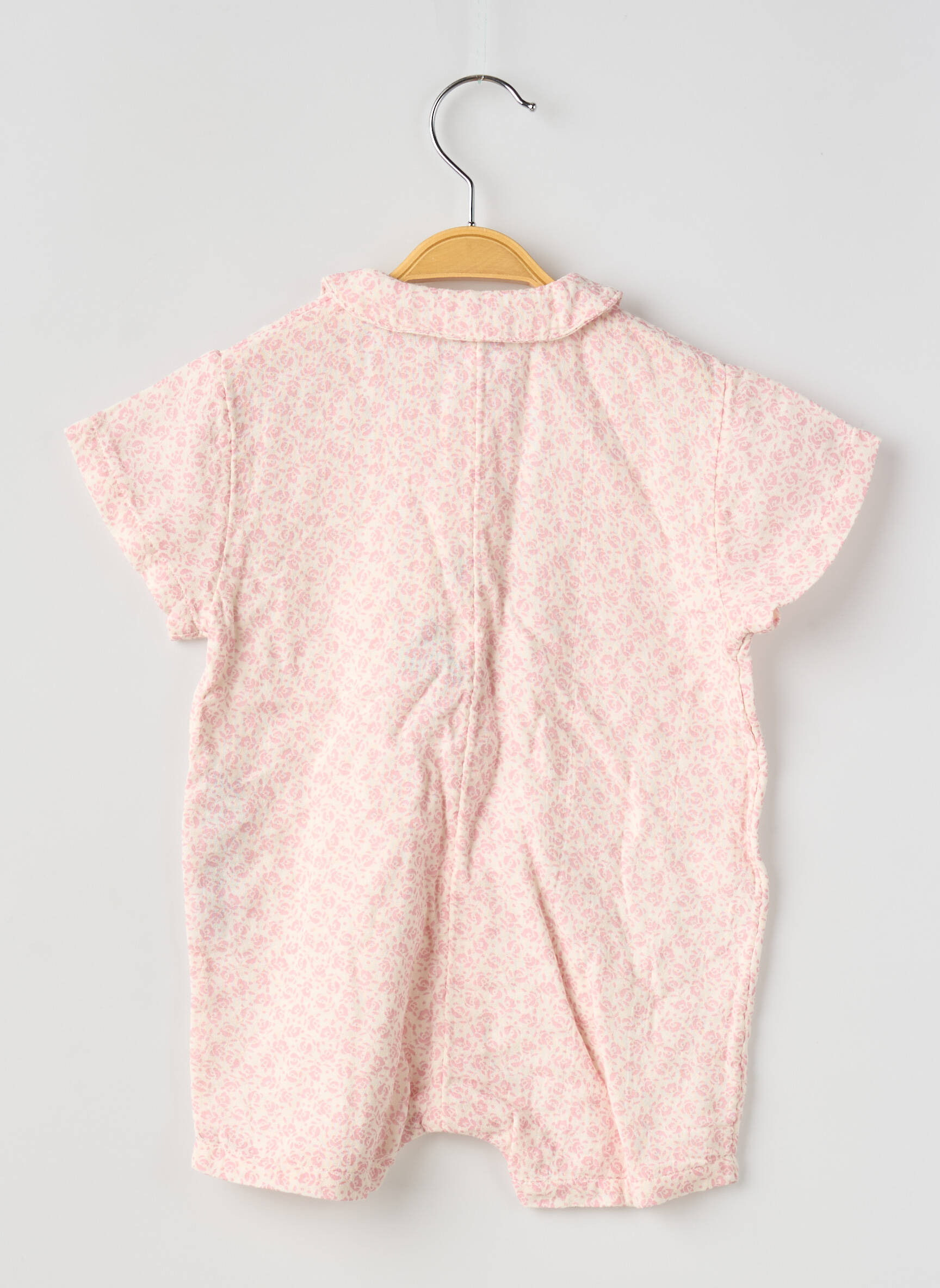 Kombinezonas apatinė dalis siaura trumpas rankovės rožinė PETIT BATEAU mergina