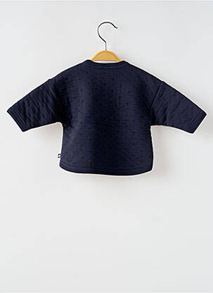 Mikroskopas tiesi kirpimas ilgos rankovės mėlyna PETIT BATEAU vaikas