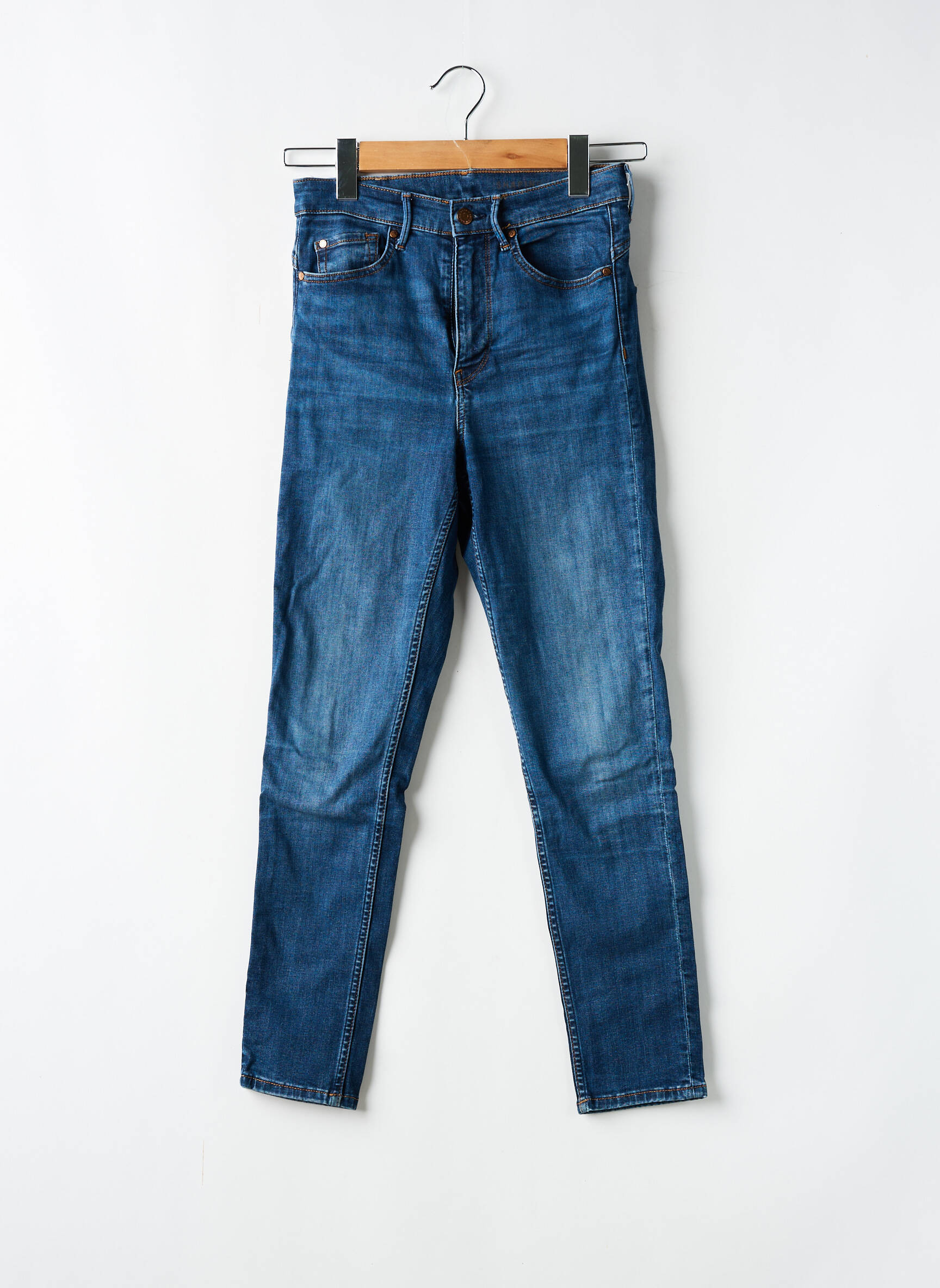 Lieknos džinsai normala dydis normala dydis mėlyna & DENIM moteris
