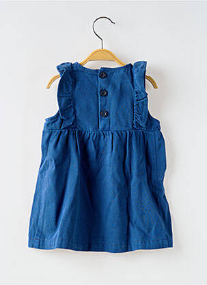 Trumpa suknelė be rankų be rankų mėlyna PETIT BATEAU mergina