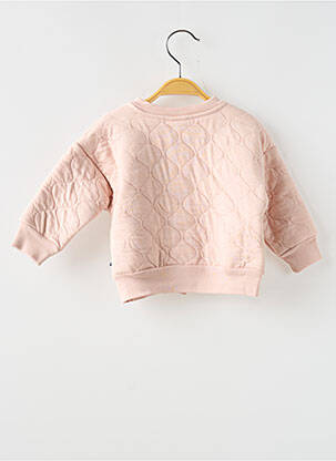 Kasdienis švarkas apvalus kaklas rožinė PETIT BATEAU mergina