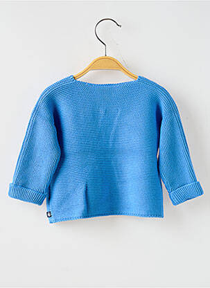 Ilgų rankovių liemenė col v mėlyna PETIT BATEAU mergina