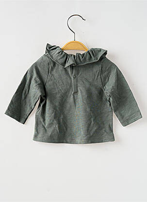 Bluzonai ilgos rankovės ilgos rankovės žalias PETIT BATEAU mergina