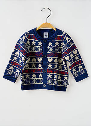 Ilgų rankovių liemenė fantazijos raštas mėlyna PETIT BATEAU vaikas