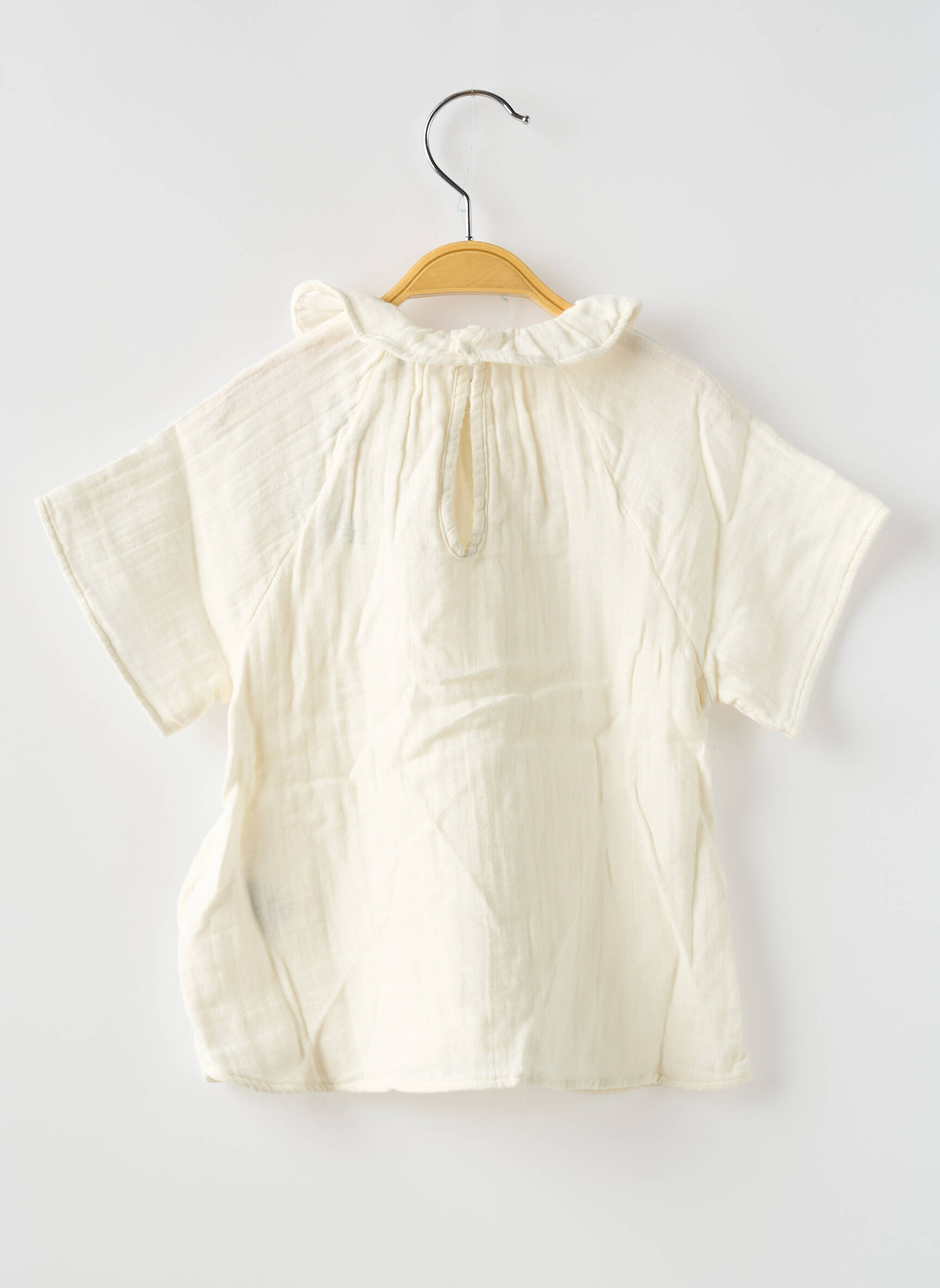 Bluzonai trumpas rankovės trumpas rankovės baltas PETIT BATEAU mergina