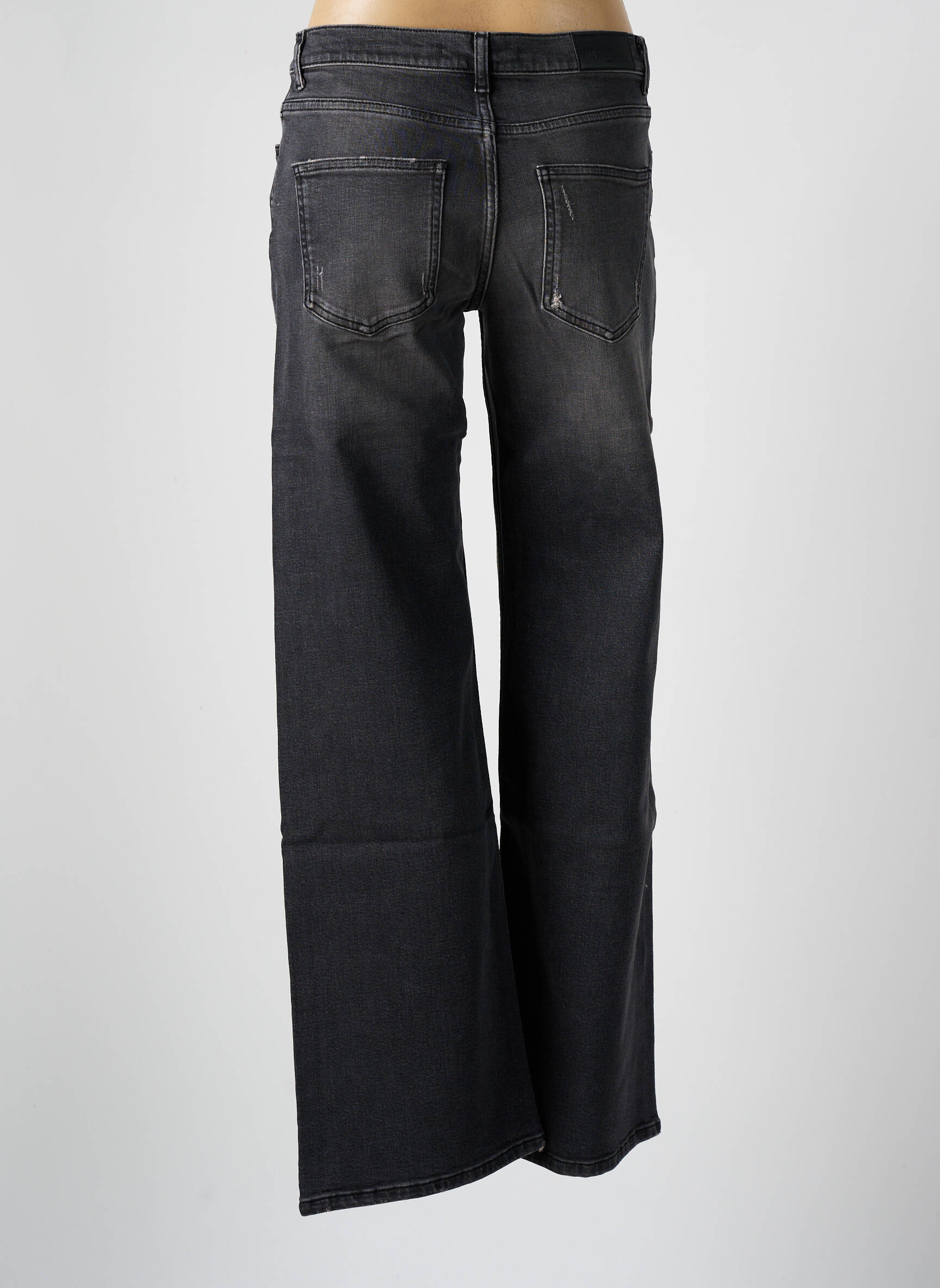 Flare tipo džinsai nusidėvėjęs ir išblukęs efektas normala dydis juodas HEARTLESS JEANS moteris