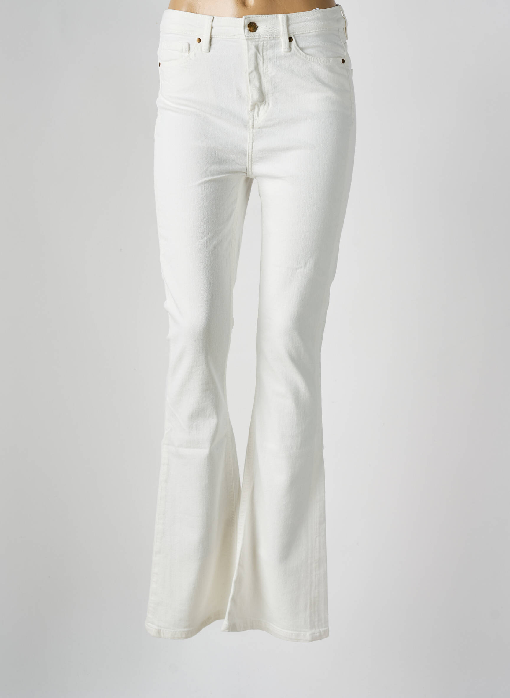 Bootcut džinsai aukšta talija aukšta talija bežinis LA PETITE FRANCAISE moteris