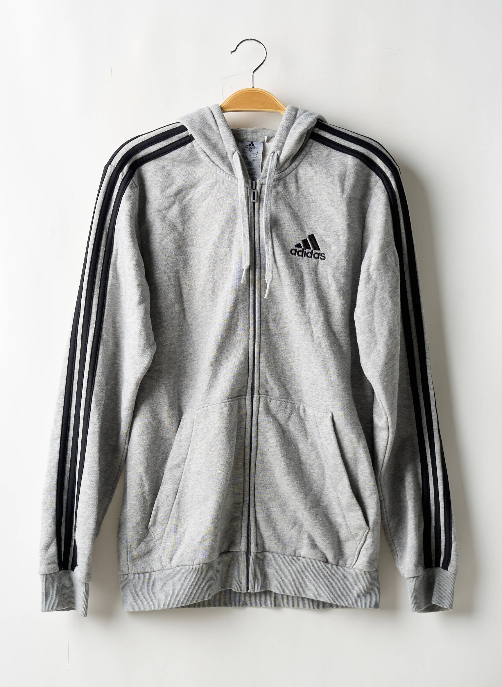 Kasdienis švarkas apatinė dalis siaura pilka ADIDAS vyras