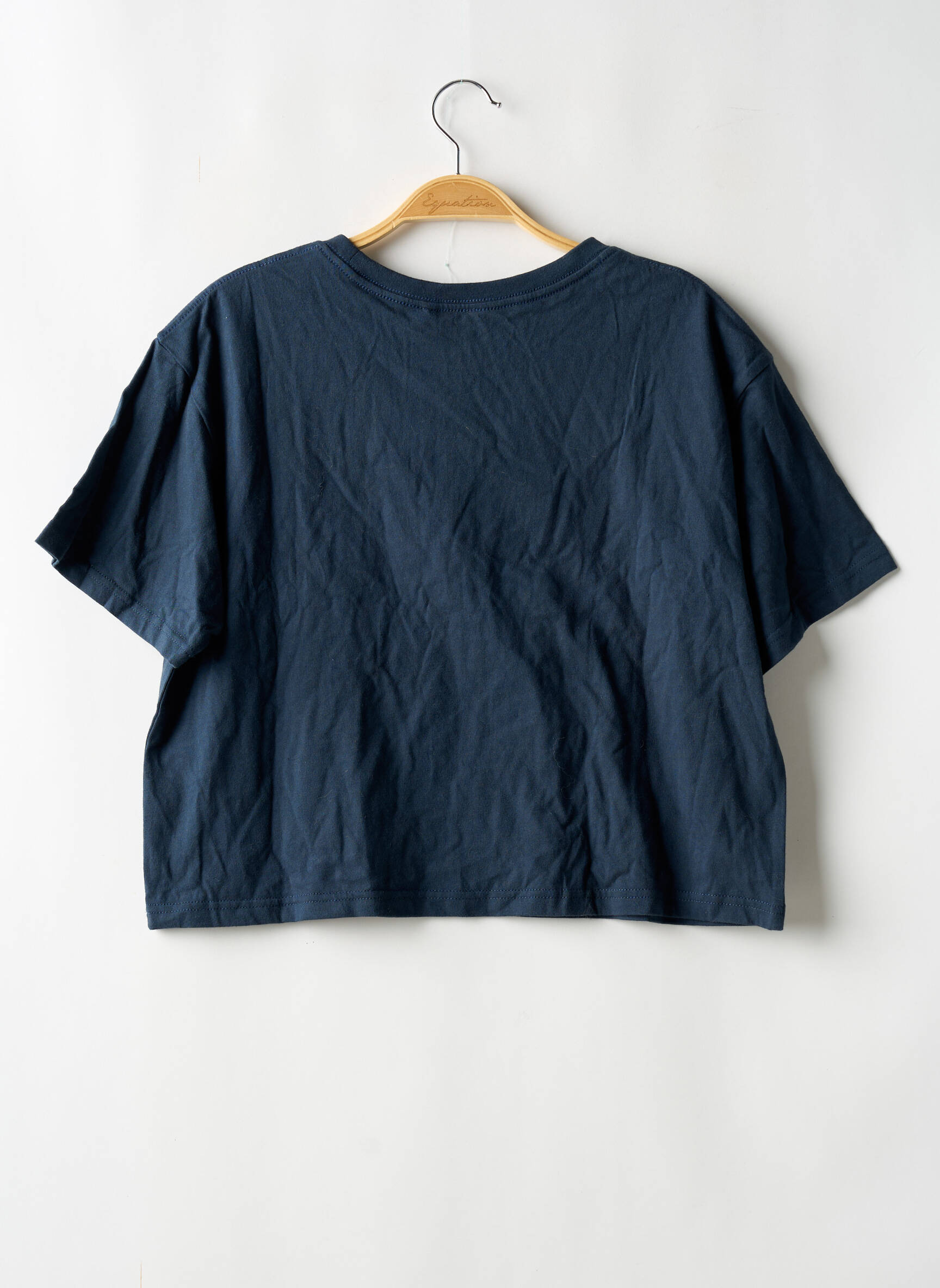T-marškinys floqué serigrafija trumpas rankovės mėlyna RIP CURL moteris