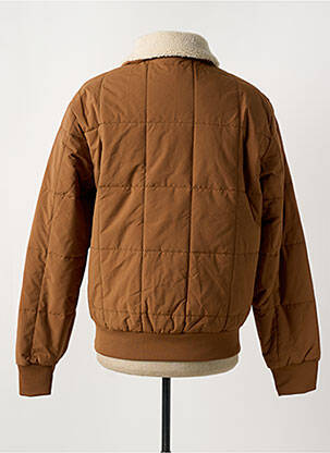 Pūkinė striukė kišenės be gobtuvų rudas JACK & JONES vyras